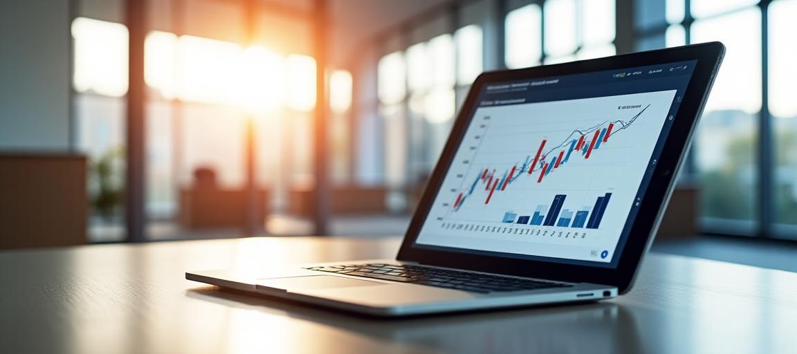 Reliable financial growth and security visualization