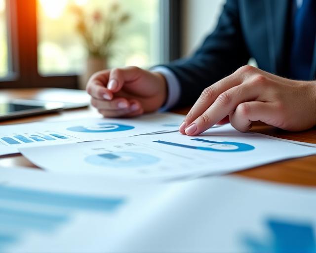 Professional advisor reviewing government bond yields